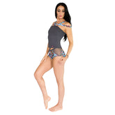 Xena Vest - Tattoo Print